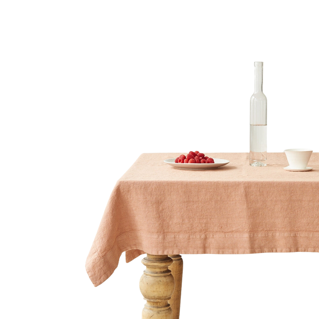 Cafe Creme Linen Tablecloth Forest Homes