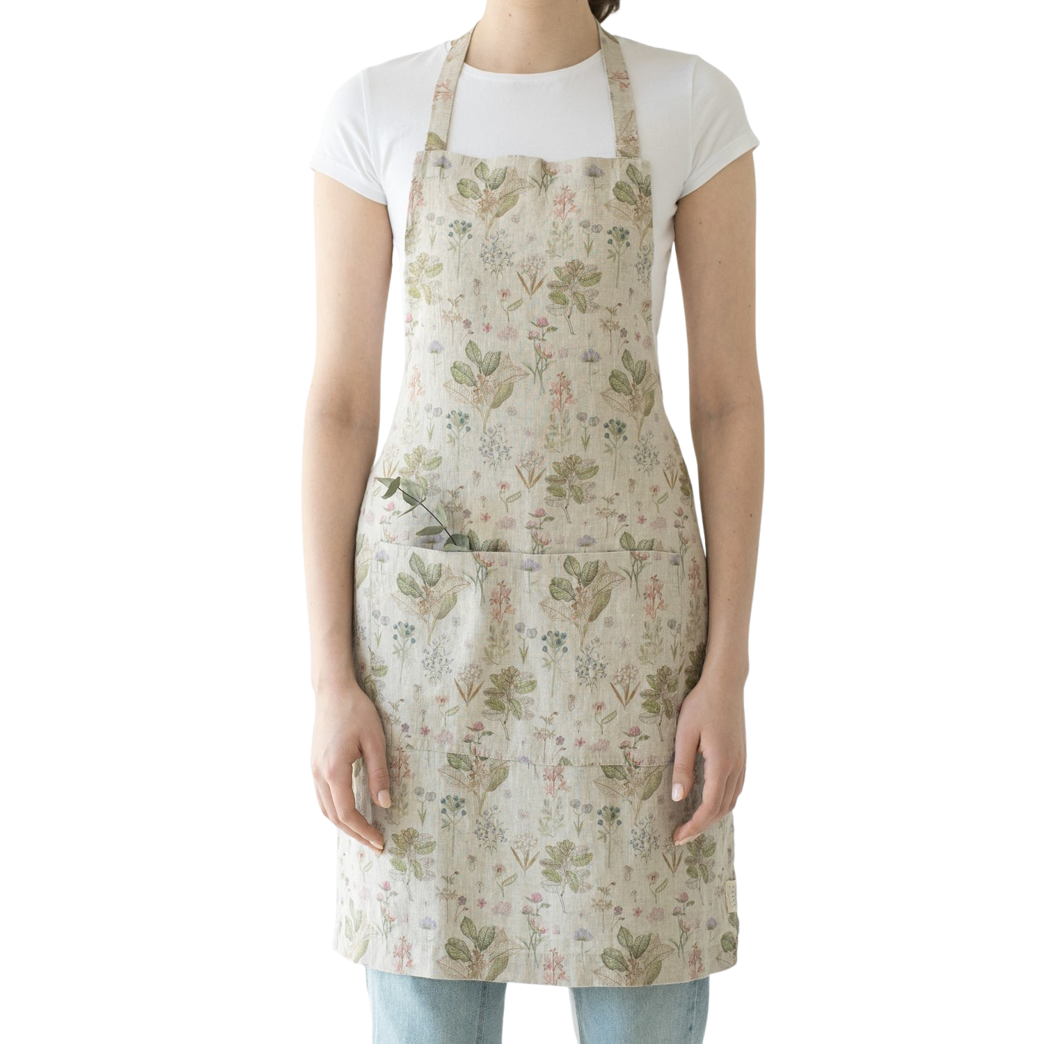 Botany Daily Linen Apron Forest Homes
