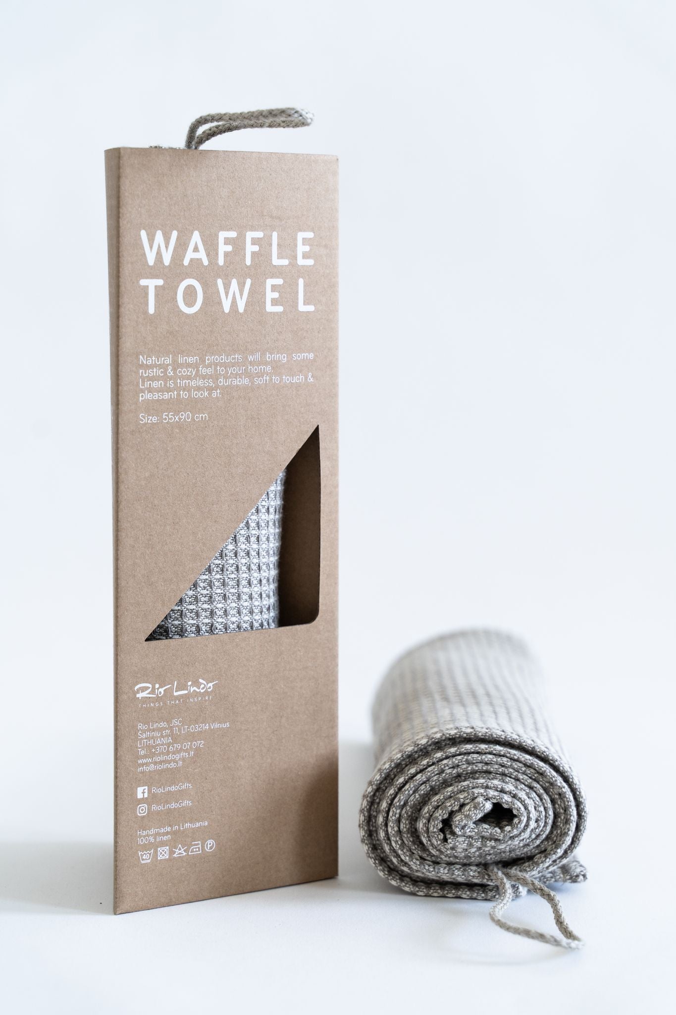 Dovana Linen Waffle Towel-Cooking and Eating-TOWELS-Forest Homes-Nature inspired decor-Nature decor