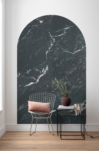 Mystic Marble Mural Wallpaper-Wall Decor-ABSTRACT WALLPAPERS, ART WALLPAPER, BLACK WALLPAPER, ECO MURALS, MURALS, MURALS / WALLPAPERS, NON-WOVEN WALLPAPER-Forest Homes-Nature inspired decor-Nature decor