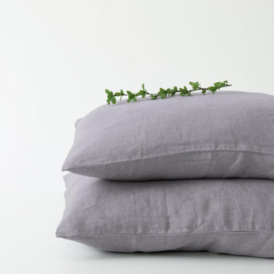 Ash Linen Pillowcase