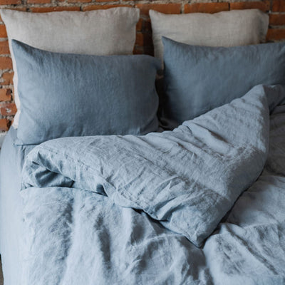 Blue Fog Linen Pillowcase