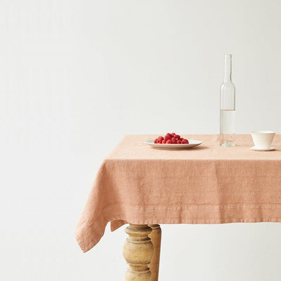 Cafe Creme Linen Tablecloth