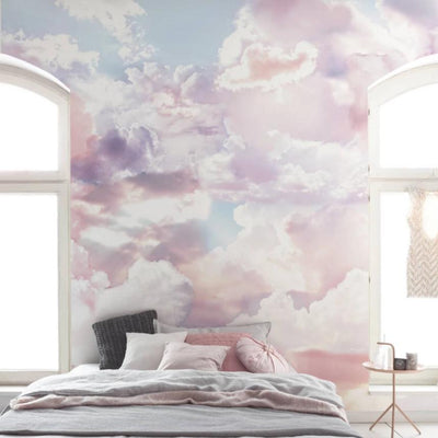 Cloud Dreaming Wallpaper Mural-Wall Decor-ABSTRACT WALLPAPERS, ECO MURALS, LANDSCAPE WALLPAPERS, MURALS, MURALS / WALLPAPERS, NON-WOVEN WALLPAPER-Forest Homes-Nature inspired decor-Nature decor