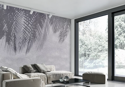 Dlan Shades Mural Wallpaper-Wall Decor-DESIGN WALLPAPERS, ECO MURALS, LEAF WALLPAPER, MURALS, MURALS / WALLPAPERS, PALM WALLPAPER-Forest Homes-Nature inspired decor-Nature decor