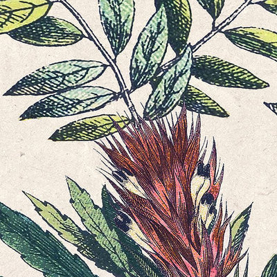 Flowering Herbs Mural Wallpaper