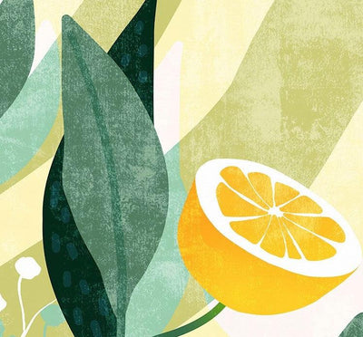 Lemon Fresh Mural Wallpaper