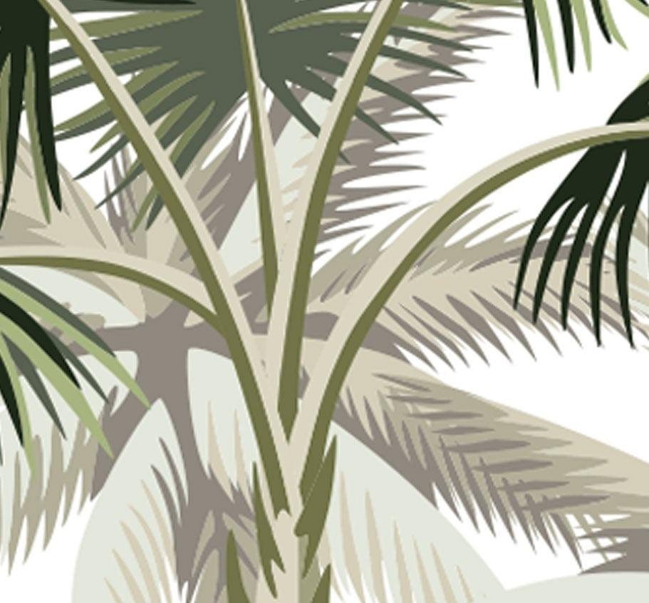 Light Palms Mural Wallpaper