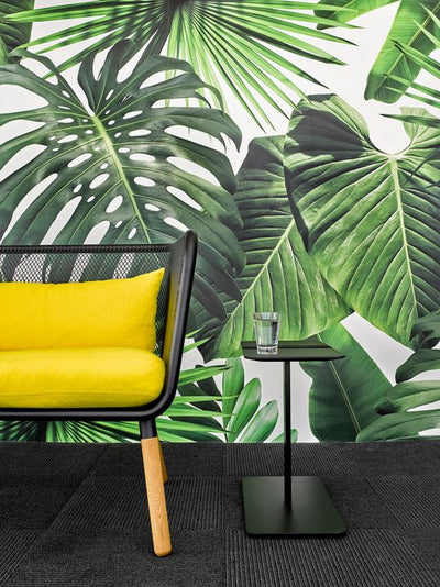 Light Tropical Feelings Mural (m²)-Wall Decor-LEAF WALLPAPER, MURALS / WALLPAPERS-Forest Homes-Nature inspired decor-Nature decor