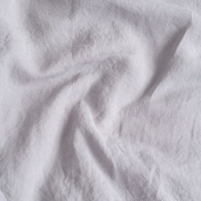 Light Grey Linen Duvet Cover Set