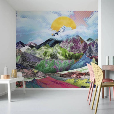 Fantasy Journey Wallpaper Mural-Wall Decor-ABSTRACT WALLPAPERS, ECO MURALS, MOUNTAIN WALLPAPERS, MURALS, MURALS / WALLPAPERS, NON-WOVEN WALLPAPER-Forest Homes-Nature inspired decor-Nature decor