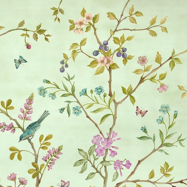 Oiseaux du Paradis Mural Wallpaper
