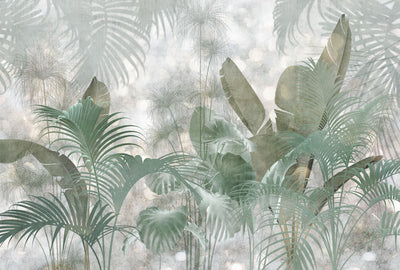 Paillettes Tropicales Mural Wallpaper