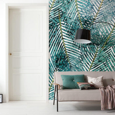 Dream of Palm Wallpaper Mural-Wall Decor-ECO MURALS, LEAF WALLPAPER, MURALS, MURALS / WALLPAPERS, NON-WOVEN WALLPAPER, TROPICAL MURAL-Forest Homes-Nature inspired decor-Nature decor