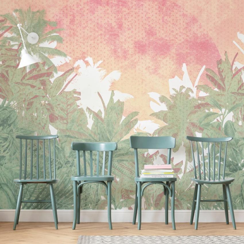 Andy Palms Mural Wallpaper-Wall Decor-ART WALLPAPER, ECO MURALS, JUNGLE WALLPAPER, KIDS WALLPAPERS, MURALS, MURALS / WALLPAPERS, NON-WOVEN WALLPAPER, PALM WALLPAPER-Forest Homes-Nature inspired decor-Nature decor