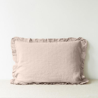 Portobello Linen Pillowcase with Frills