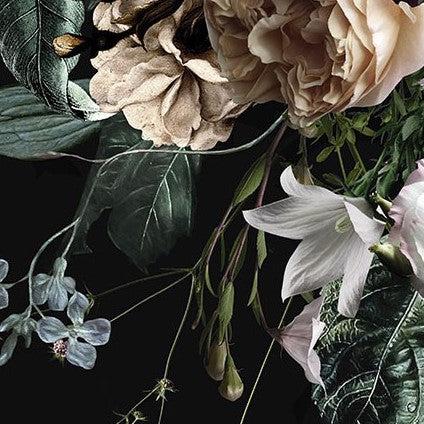 Profound Blooms Mural Wallpaper: Floral Wallpaper Forest Homes