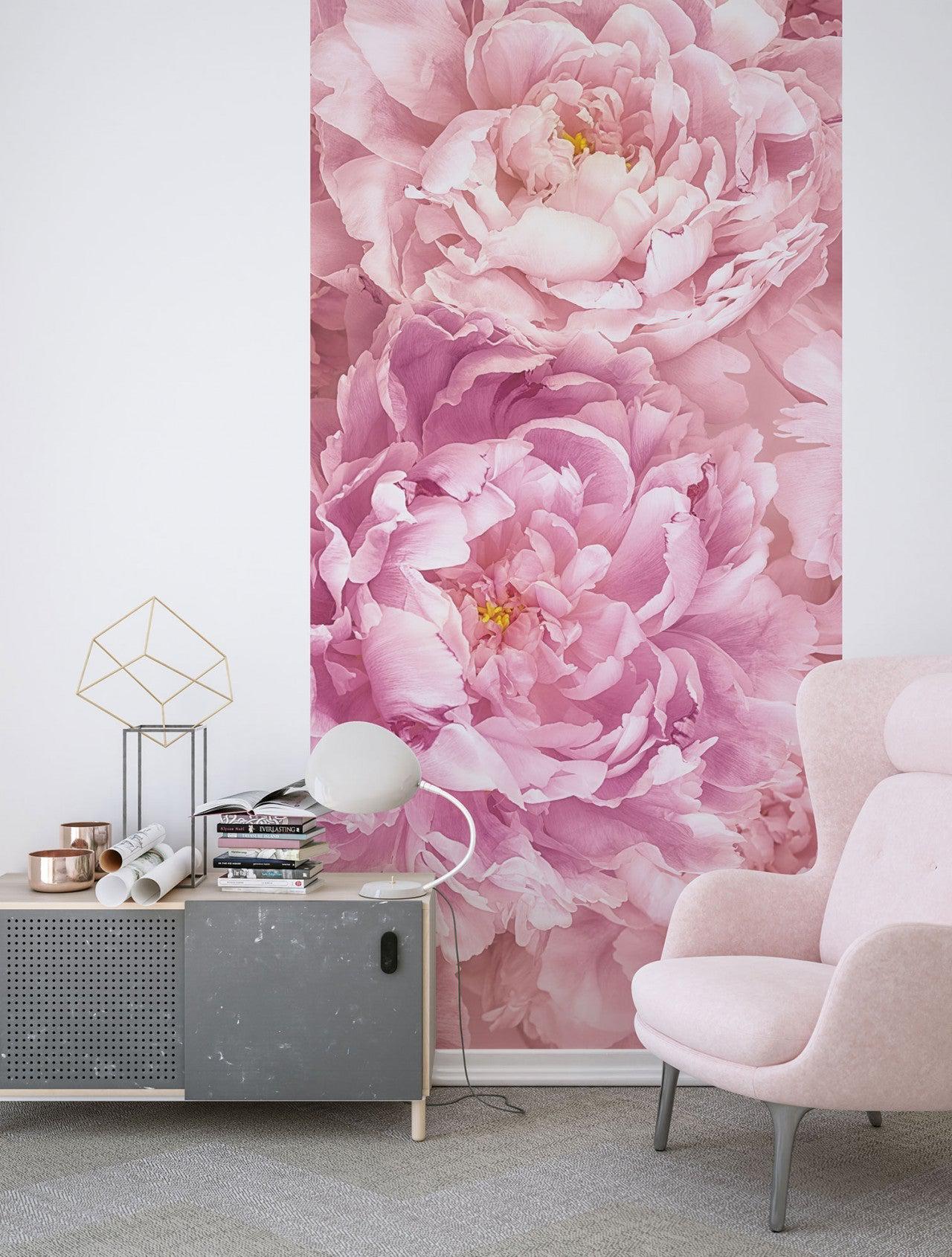 Soave Pink Blossom Mural Wallpaper