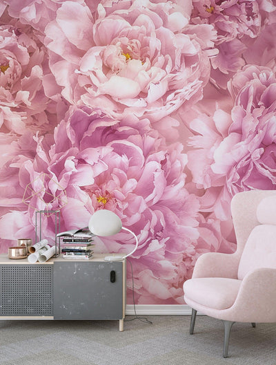 Soave Pink Blossom Mural Wallpaper