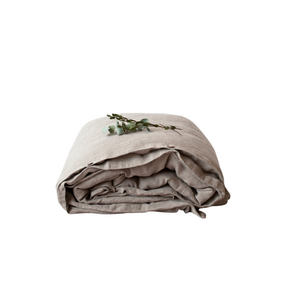 Natural Linen Duvet Cover