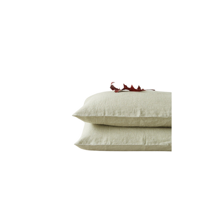Sage Linen Pillowcase