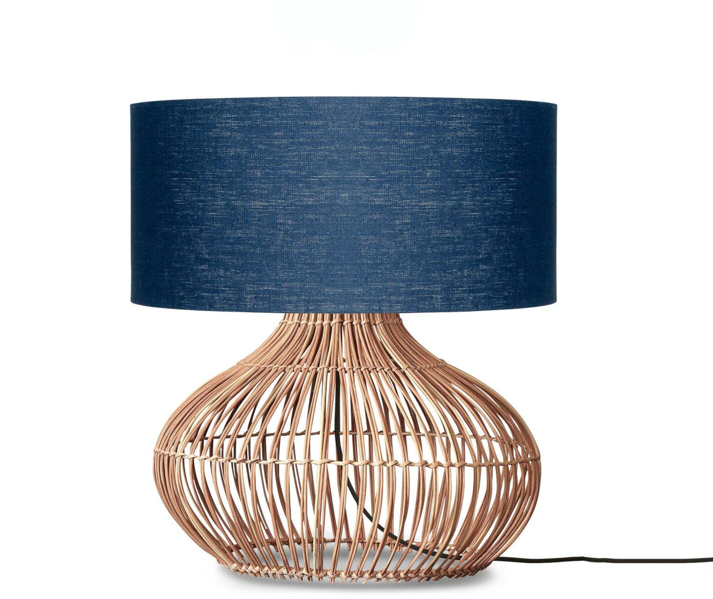 Kalahari Rattan Linen Table Lamp