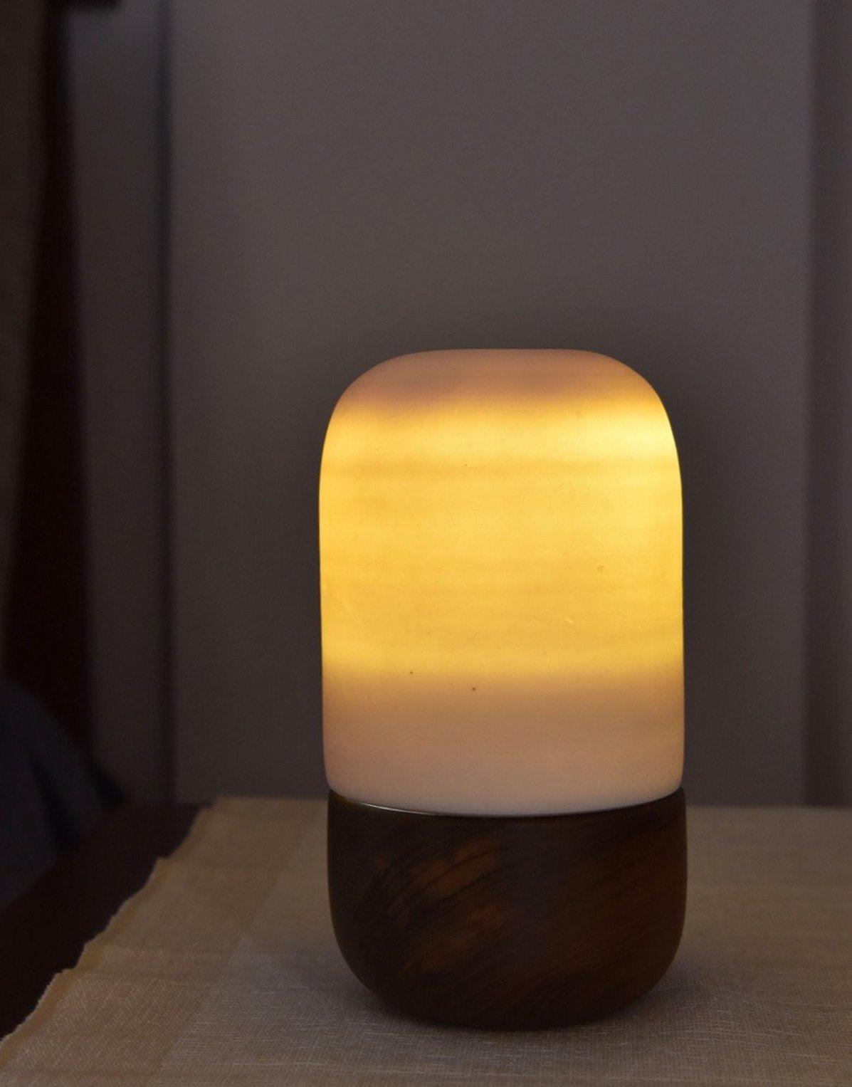 Radiance Lume Table Lamp-Lighting-CERAMIC LIGHTS, TABLE LAMPS, WOODEN LIGHTS-Forest Homes-Nature inspired decor-Nature decor