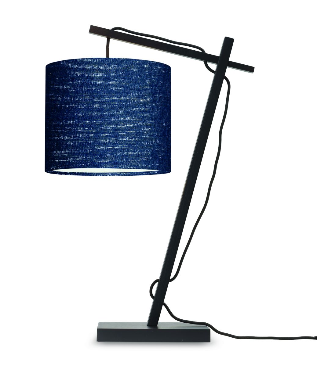Andes Bamboo Linen Table Lamp