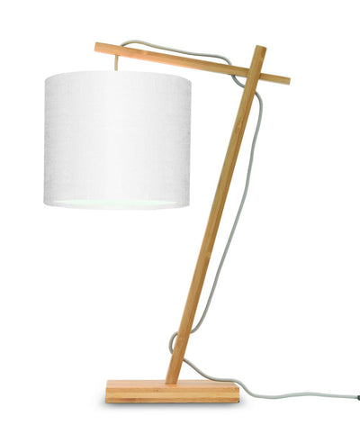 Andes Bamboo Linen Table Lamp