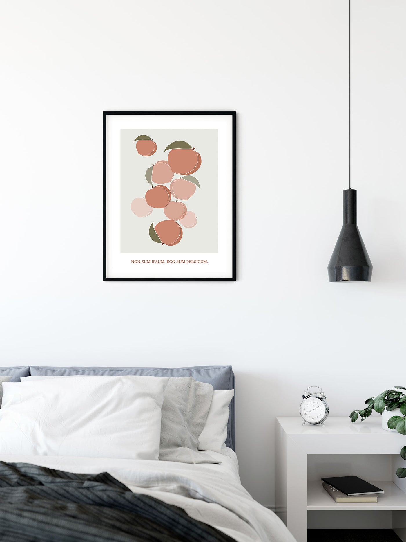 Cultivated Peaches Art Poster
