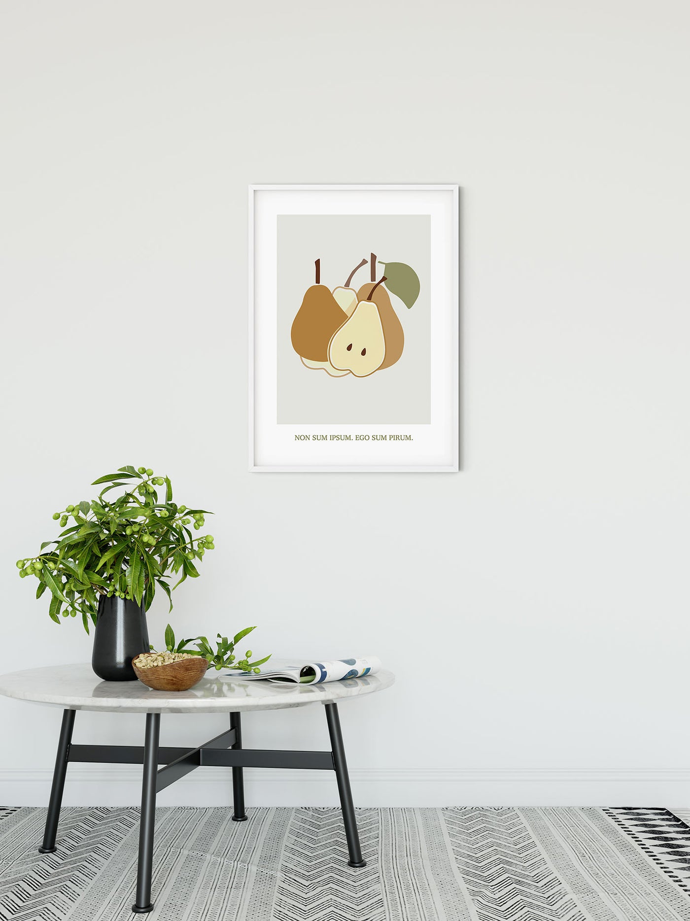 Cultivated Pears Art Poster