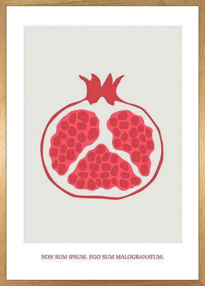 Cultivated Pomegranate Art Poster