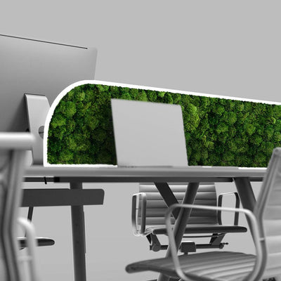 Moss Desk Dividers-Wall Decor-LIVING MOSS WALL, MOSS FRAMES, MOSS PICTURES, MOSS WALL ART, PLANTS-Forest Homes-Nature inspired decor-Nature decor