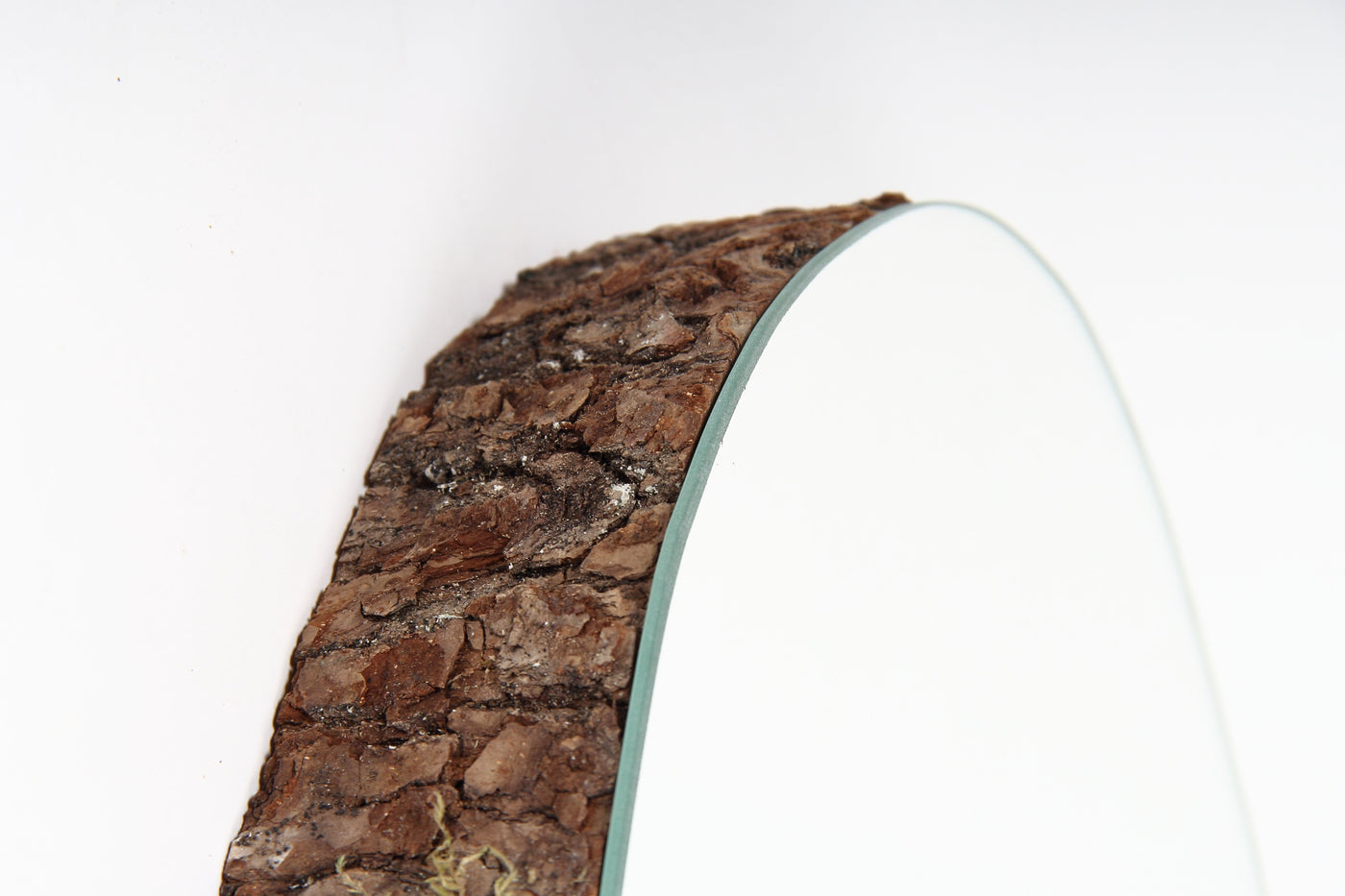 Akis Oak Slice Mirror-Home Goods-MIRRORS, NATURE WALL ART, SUSTAINABLE DECOR-Forest Homes-Nature inspired decor-Nature decor