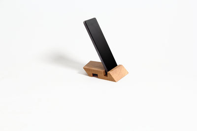 Stendas Oak Phone Stand-Home Goods-MAGNETS, SUSTAINABLE DECOR-Forest Homes-Nature inspired decor-Nature decor