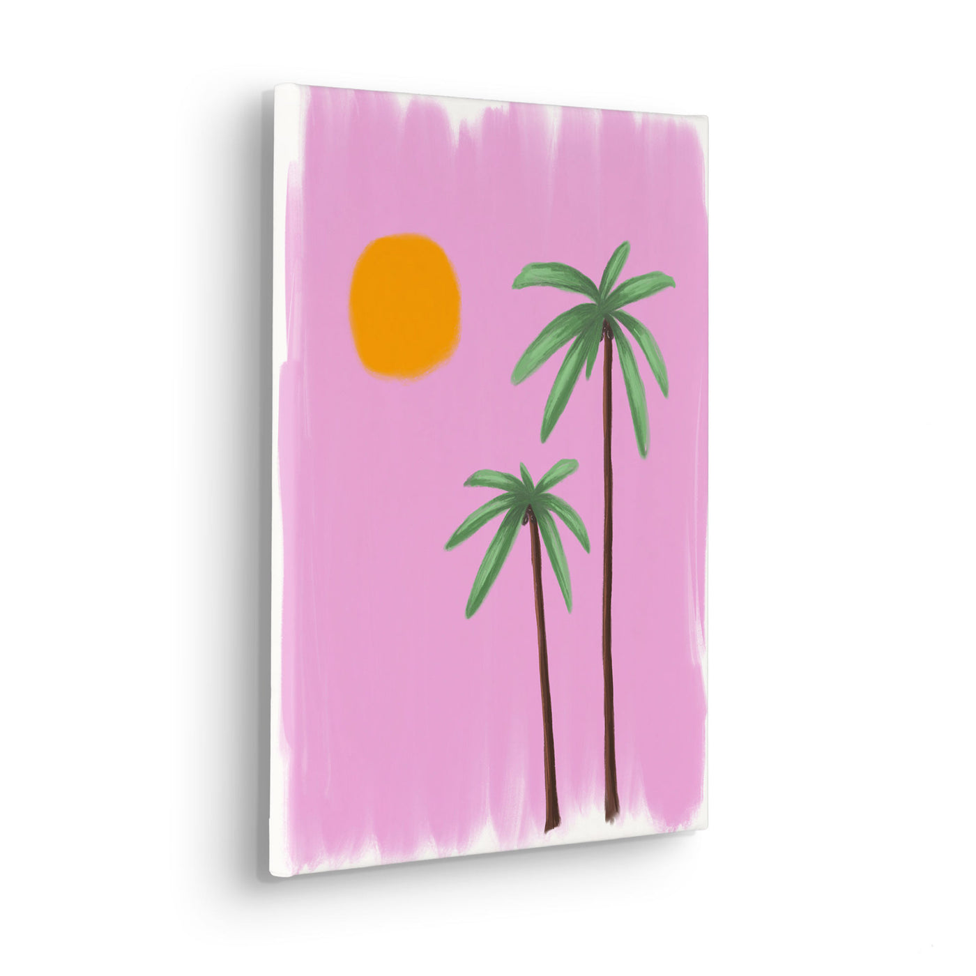 Ibiza Sunset Stretched Canvas