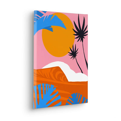 Island Hopping Stretched Canvas