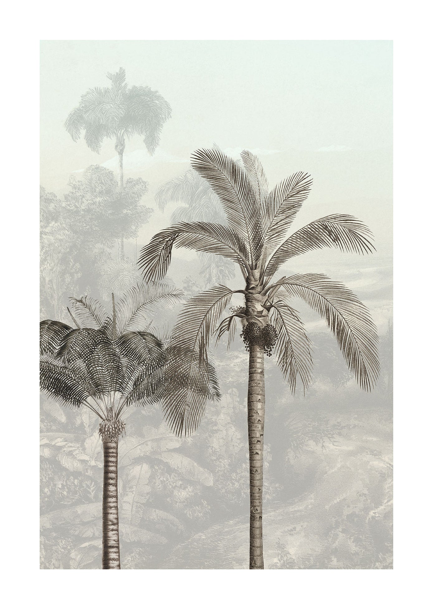 Jungle Panorama Art Poster