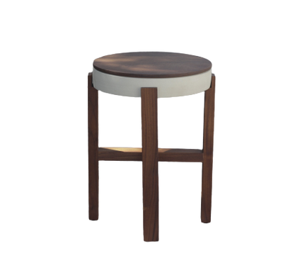 Utility Wooden Ceramic Table-Furnishings-CERAMIC, STONE, TABLES-Forest Homes-Nature inspired decor-Nature decor