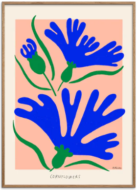 Madelen - Cornflowers Original Artist Poster