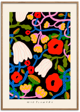 Madelen - Wild Flowers Original Artist Poster