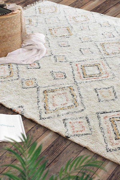 Mays Cotton Rug-RECYCLED COTTON & COTTON RUGS, RUGS-Forest Homes-Nature inspired decor-Nature decor