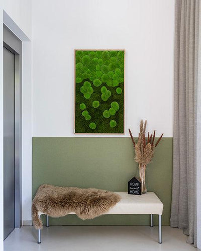 Merging Moss Green Wall Art (100x60cm)