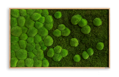 Merging Moss Green Wall Art (100x60cm)