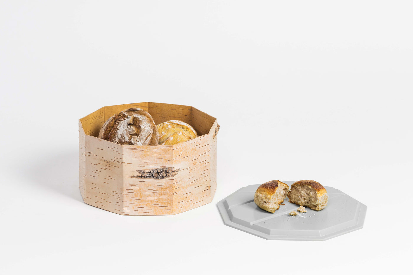 Tuesa Sai Birch Bark Breadbox-Cooking and Eating-BIRCH BARK, BOXES / ORGANISERS / CONTAINERS-Forest Homes-Nature inspired decor-Nature decor