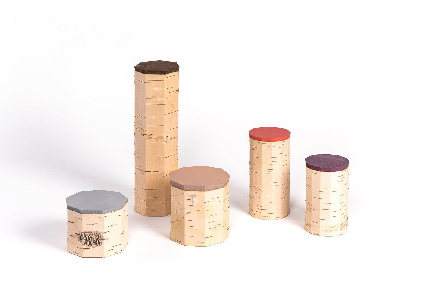 Tuesa Birch Bark Containers-Cooking and Eating-BIRCH BARK, BOXES / ORGANISERS / CONTAINERS-Forest Homes-Nature inspired decor-Nature decor