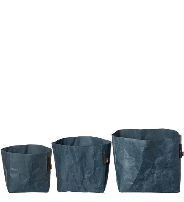 Petroleum Oslo Baskets (Set of 6)-Storing and Organising-BASKETS, BOXES / ORGANISERS / CONTAINERS, LAUNDRY, STORAGE, SUSTAINABLE DECOR-Forest Homes-Nature inspired decor-Nature decor