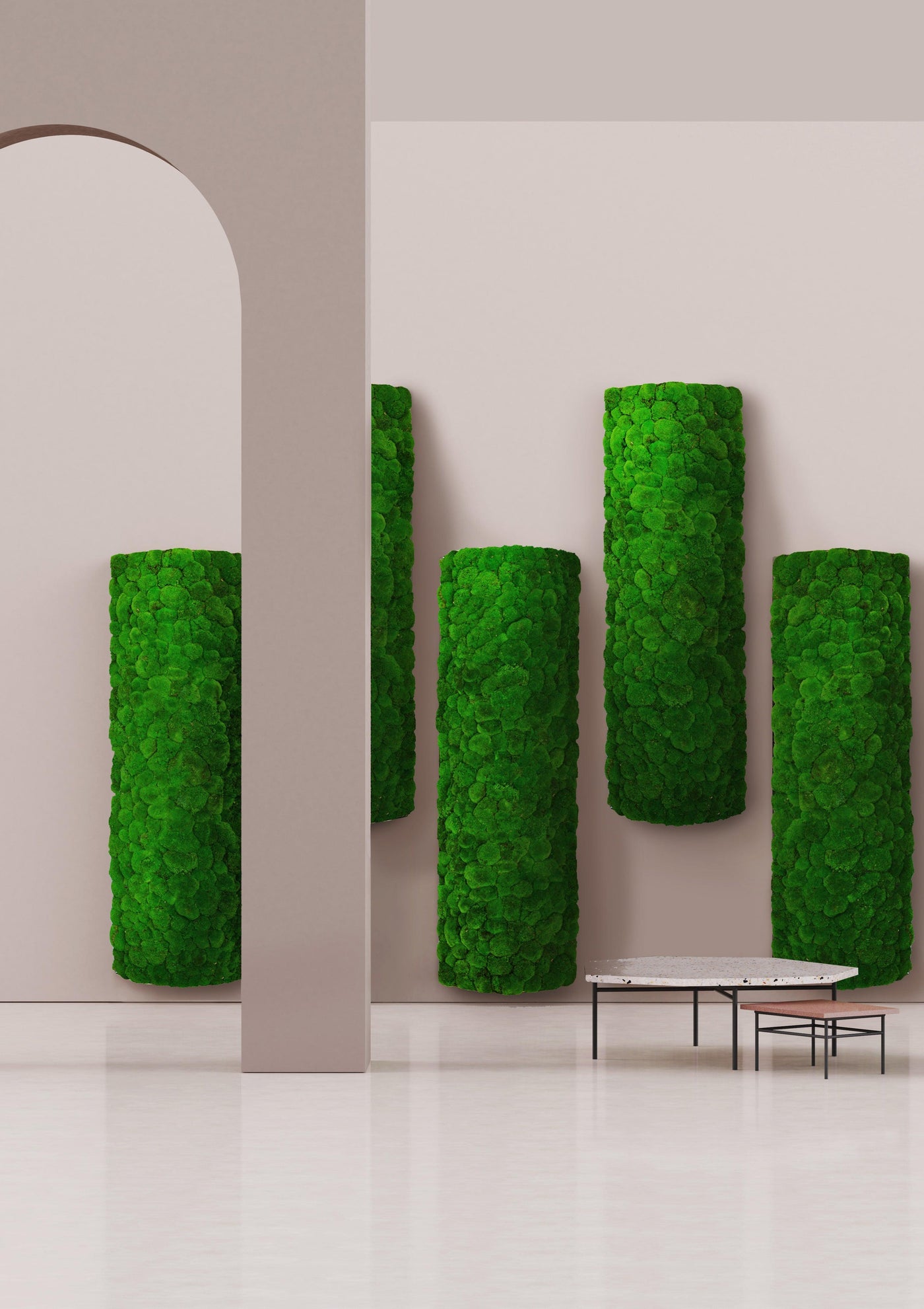 Simulated Moss Panel Backdrop Plant Decor Background Moss Wall Panel Fake  Moss Board 