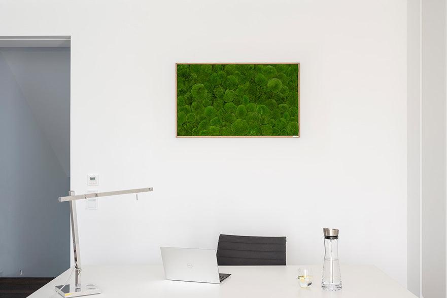Forest Green Moss Wall Art (100x60cm)