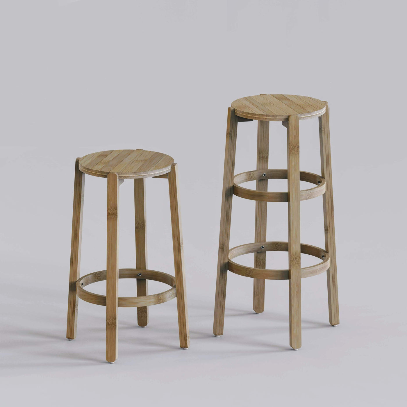 Baar Tall Bamboo Stool-Furnishings-BAMBOO, STOOLS-Forest Homes-Nature inspired decor-Nature decor